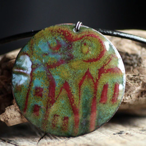 Smaltovaný náhrdelník