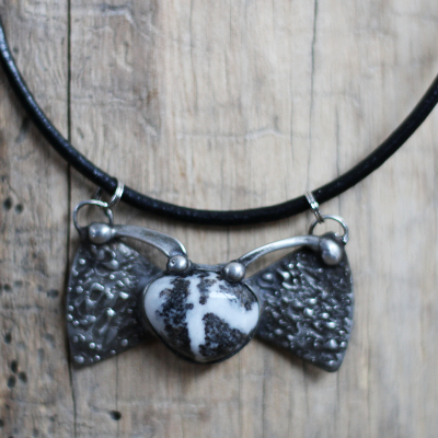 Náhrdelník s jaspisem zebra